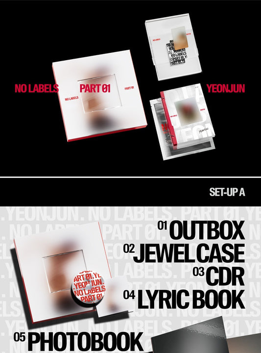 (PRE-ORDER 2025-11-07) YEONJUN (TXT) - [NO LABELS: PART 01] (3 Versions) Set