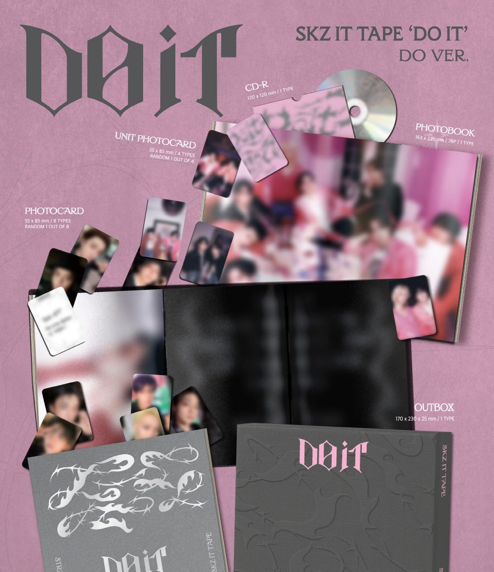 (PRE-ORDER 2025-11-21) Stray Kids - SKZ IT TAPE [DO IT] DO Version (Limited Version) (POB Photocard 1ea Included - pre-order only)