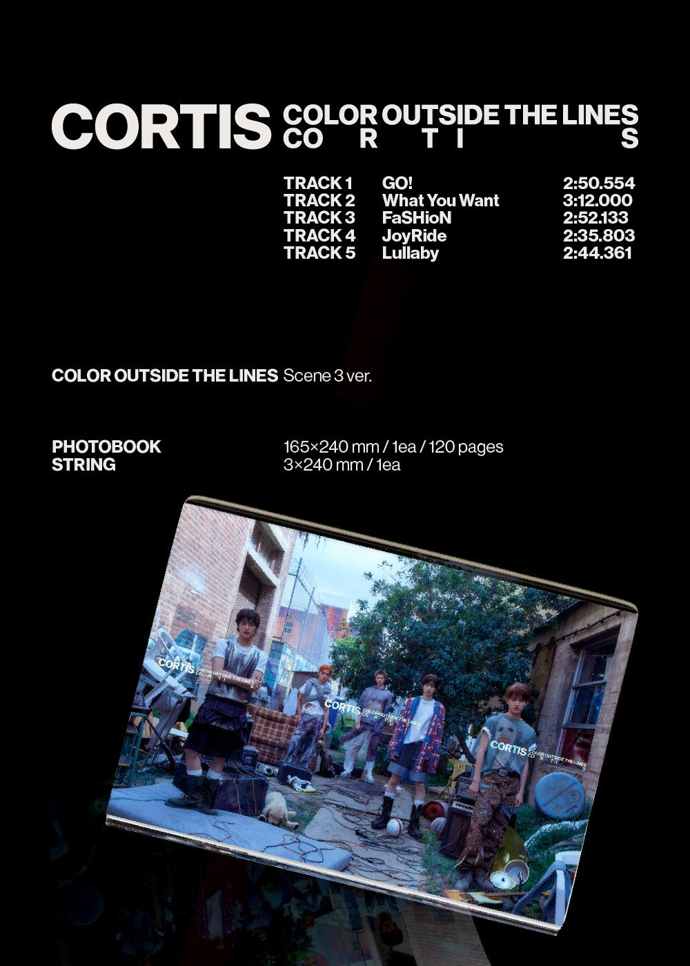 CORTIS - The 1st EP [COLOR OUTSIDE THE LINES] (3 Versions).