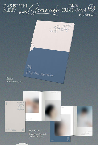 (PRE-ORDER 2026-01-12) DXS DK X SEUNGKWAN (Seventeen) - 1st Mini Album [Seranade] Compact Version (POB - Photocard 1ea - Pre-order only)