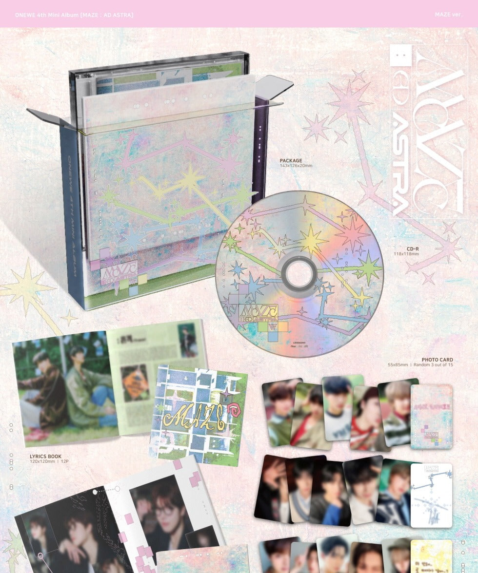 ONEWE - 4th Mini Album [MAZE: AD ASTRA] Maze Version.