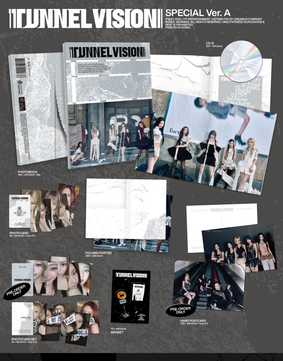 ITZY - [TUNNEL Vision] Special Version (2 Versions).
