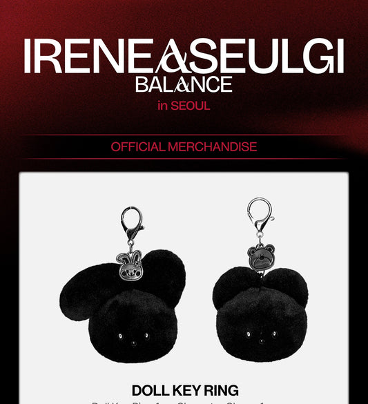 IRENE & SEULGI (Red Velvet) - Concert Tour [BALANCE] in SEOUL MD - DOLL Keyring Set (2 Versions).