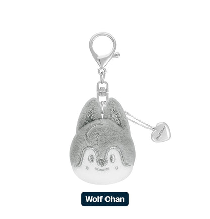 (PRE-ORDER 2026-02-06) Stray Kids <dominATE : celebrATE> MD Merch (SKZOO FACE KEYRING SILVER Version)(8 Versions)