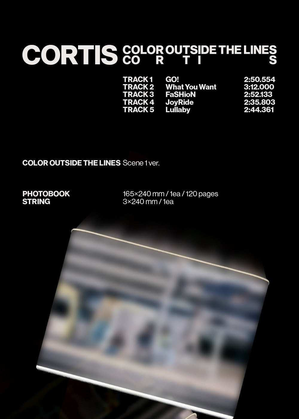 (PRE-ORDER 2025-09-08) CORTIS - The 1st EP [COLOR OUTSIDE THE LINES] (3 Versions) Random 1ea (POB - Photocard 1ea Included - Pre-order only)