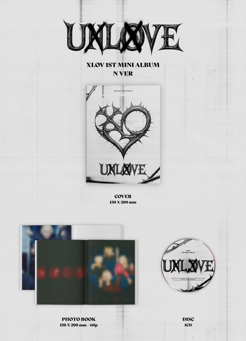 XLOVの1ST XLOV__1____SET.jpg_2025-10- 対面特典バビズ ALBUM「UNLOVE」 MINI タレントカード