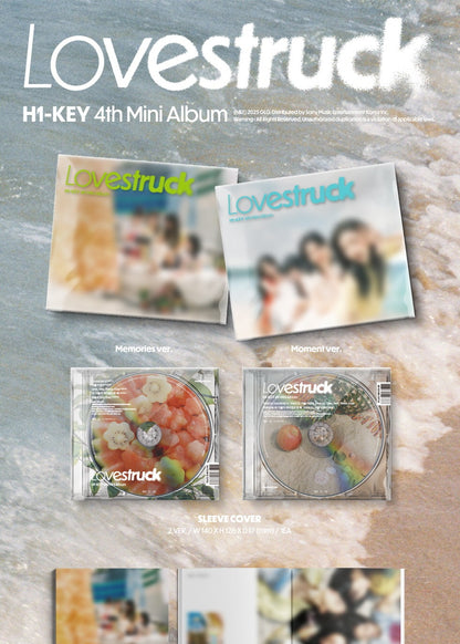 H1-KEY - 4th Mini Album [Lovestruck] (2 Versions).