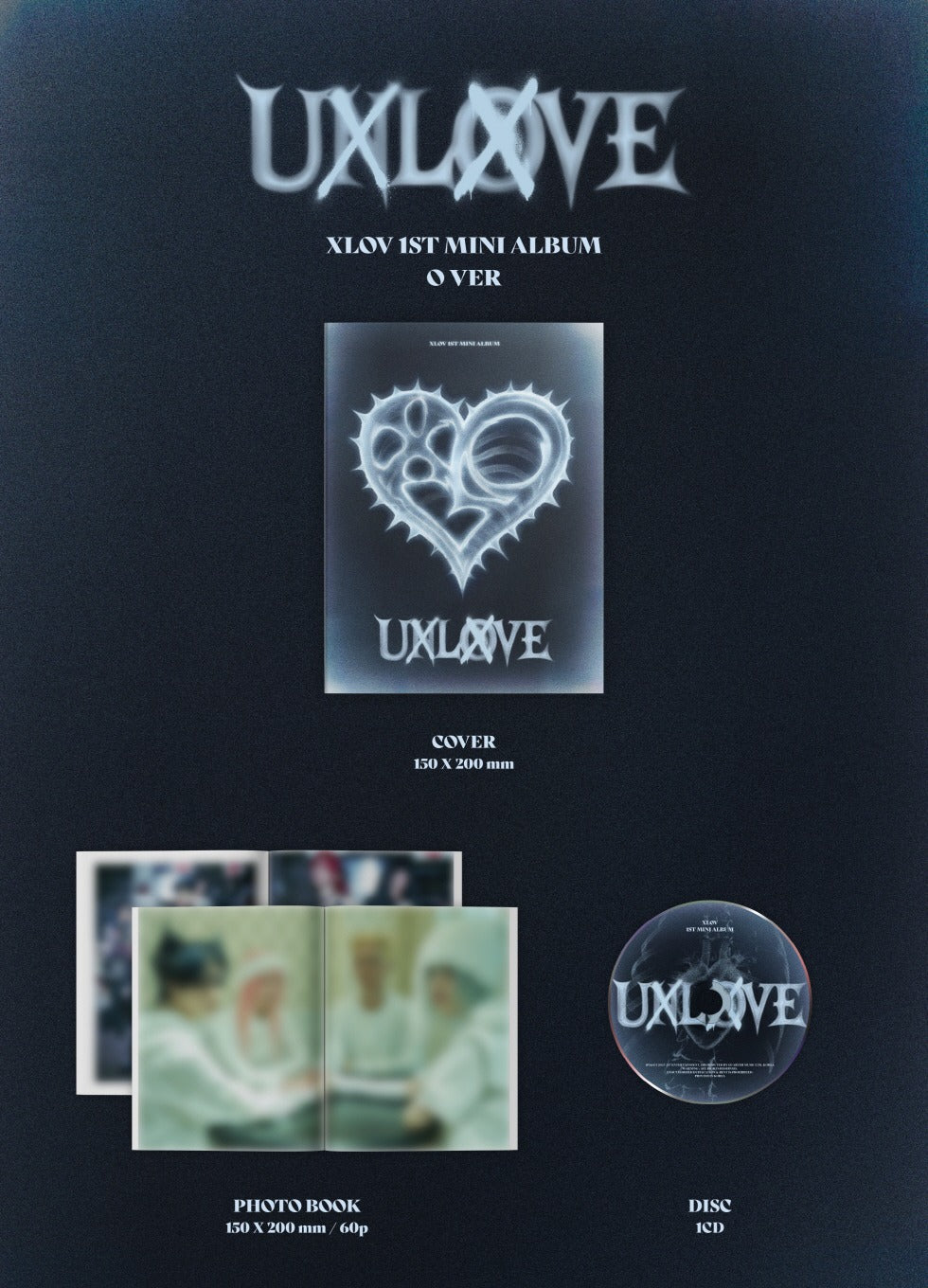 XLOVの1ST MINI ALBUM「UNLOVE」 対面特典バビズ XLOV 1ST MINI ALBUM [UXLXVE] – Kawaii Alley