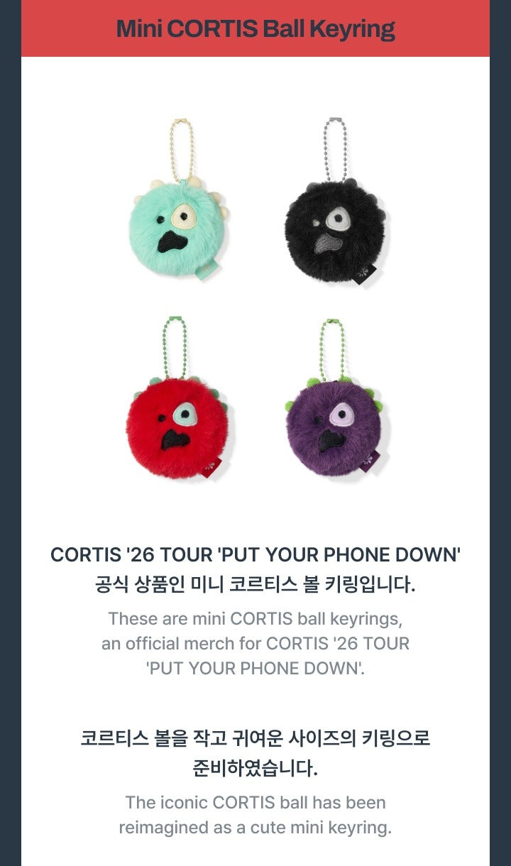 PRE-ORDER 2026-09-20) CORTIS - [`26 TOUR PUT YOUR PHONE DOWN] Mini
