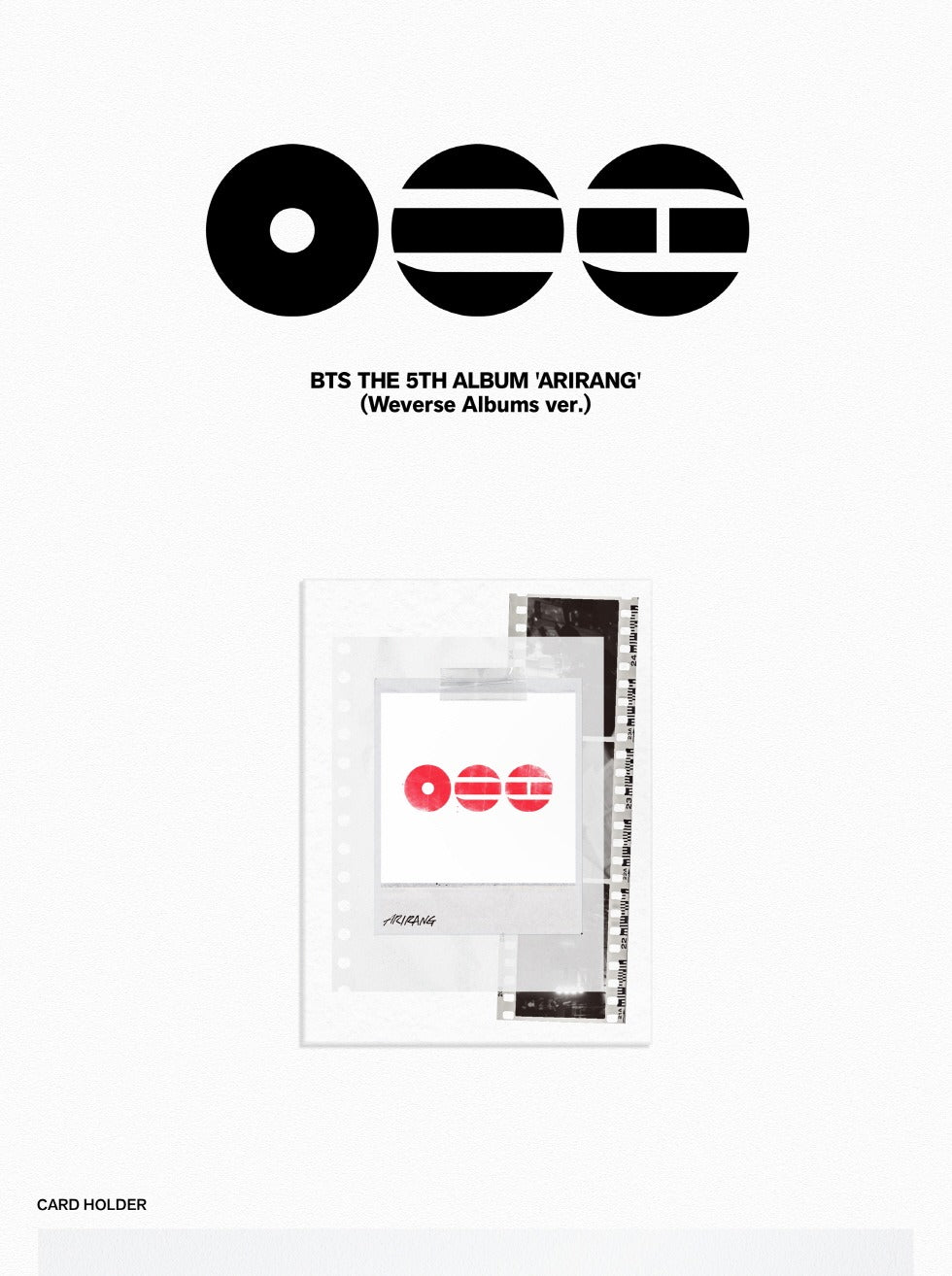 BTS - 5th Album [ARIRANG 아리랑] Weverse Albums Version (POB