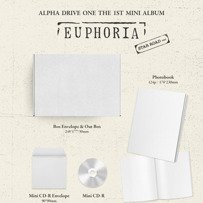 (PRE-ORDER 2026-01-13) ALPHA DRIVE ONE - 1st Mini Album [EUPHORIA] STAR ROAD Version