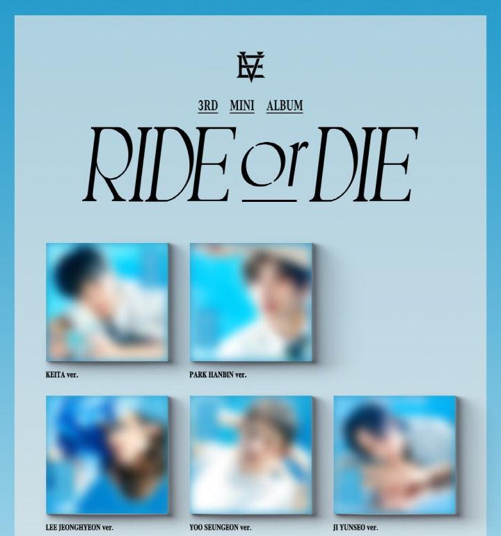 EVNNE 3rd Mini Album Ride or Die Digipack Version (7 Versions) Random(new)