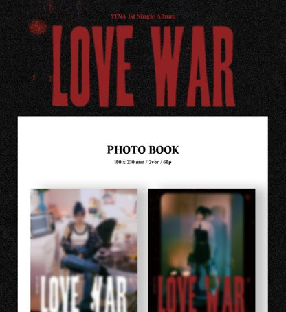 Choi Ye Na (Yena) - 1st single album Love War (2 Versions).