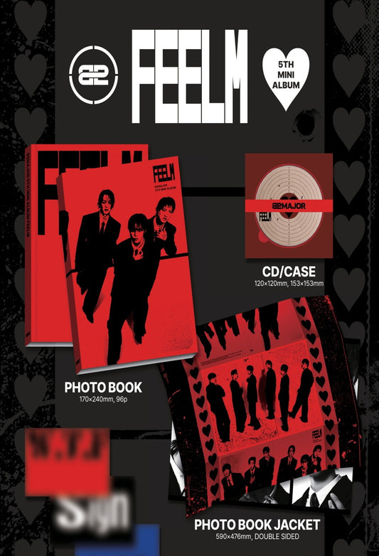 (PRE-ORDER 2026-04-29) 82MAJOR - 5th Mini Album [FEELM] PHOTO BOOK Version