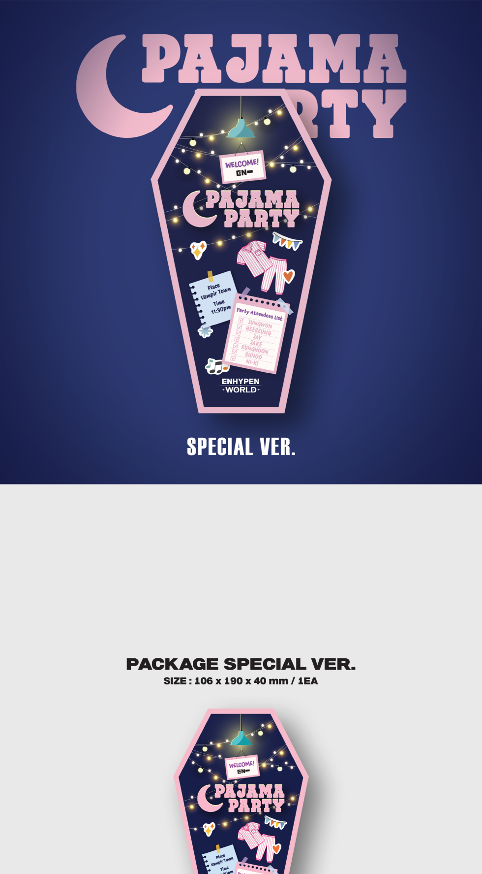 (PRE-ORDER 2026-03-13) ENHYPEN - World Coupon Card Collection [Pajama Party](2 Versions).