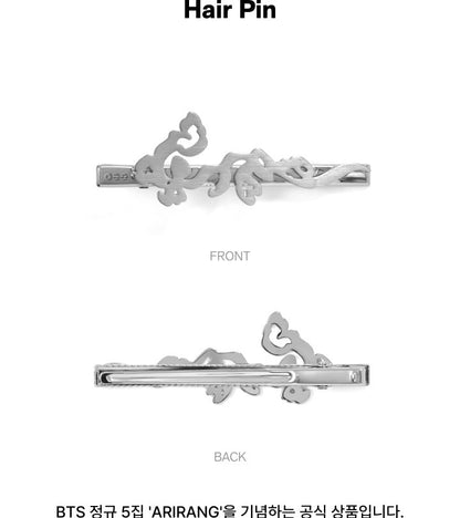BTS - 5th Album [ARIRANG] Official Merch (Hair Pin)(POB Photocard Included).