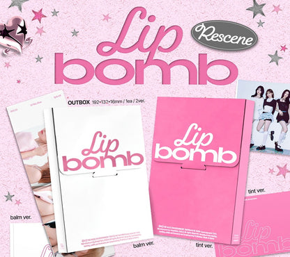 (PRE-ORDER 2025-11-26) RESCENE - 3rd Mini Album [lip bomb](2 Versions) Random 1ea