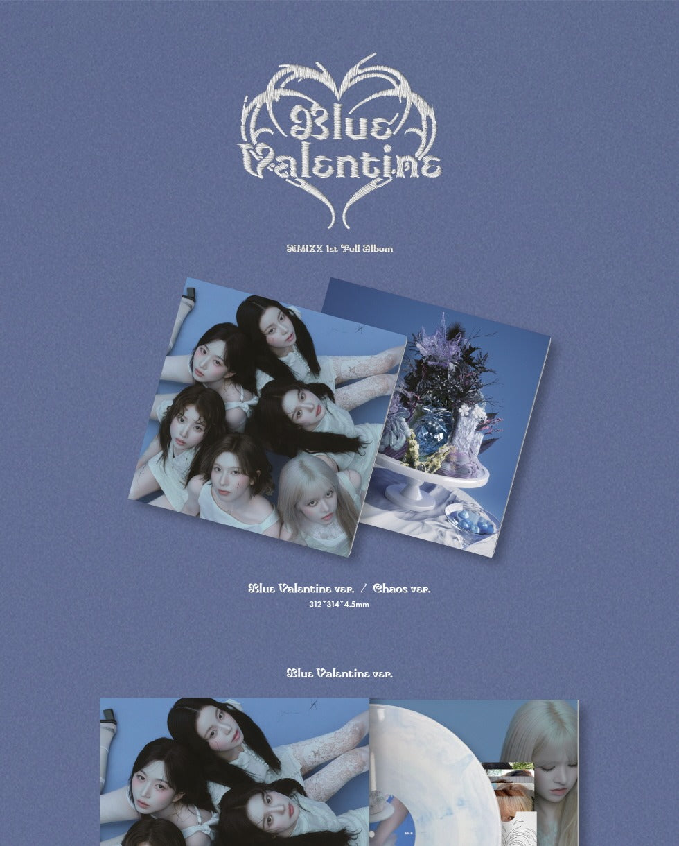 NMIXX - 1st Full Album [Blue Valentine] LP Vinyl Version (2 Versions).