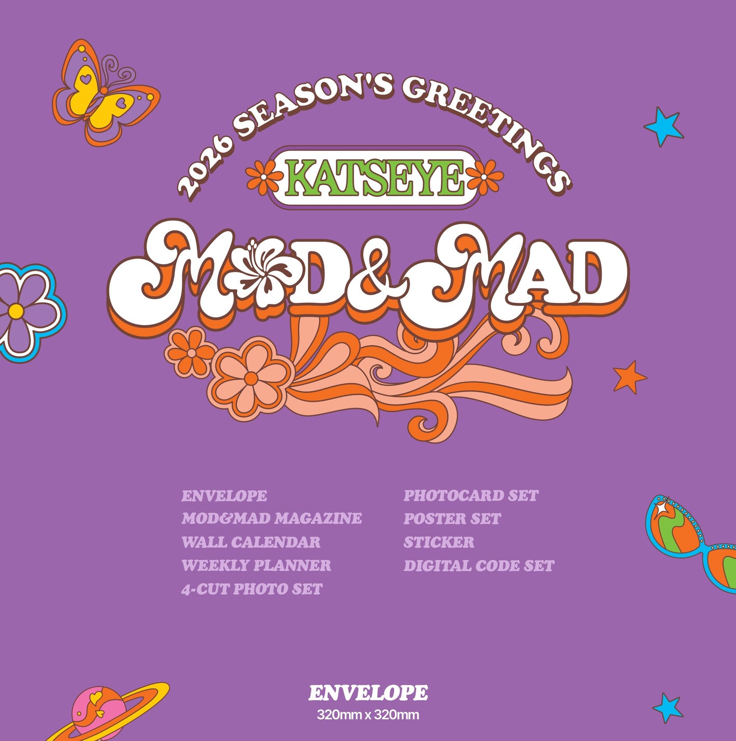 (PRE-ORDER 2025-12-26) KATSEYE - 2026 Season's Greetings [MOD & MAD](POB Included)(💝 K-Towns 2026 Season's Greetings Event!)