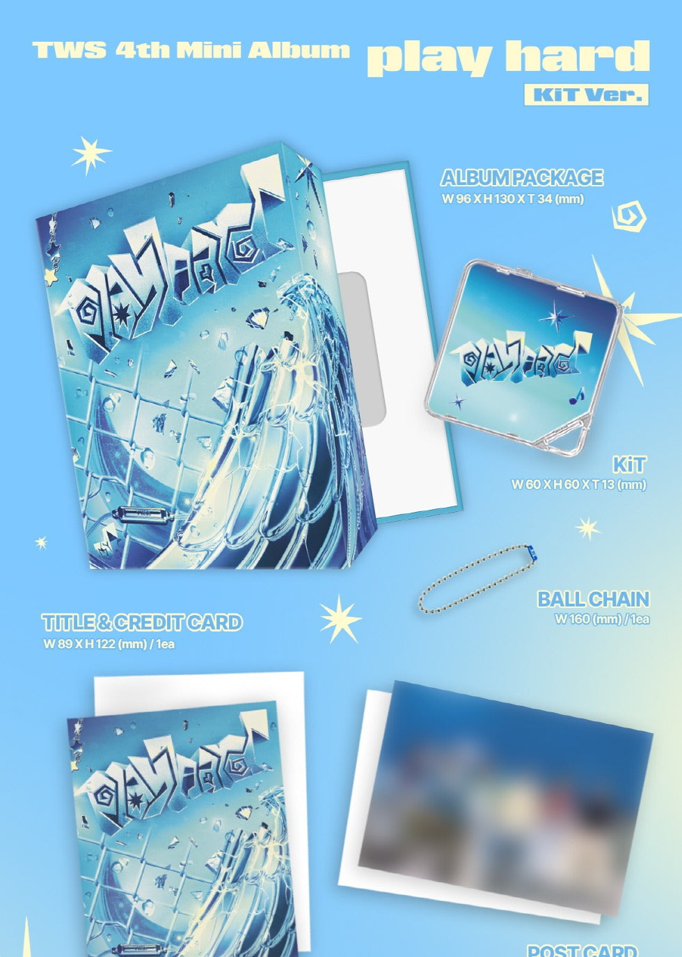 TWS - 4th Mini Album [play hard] KiT Version.