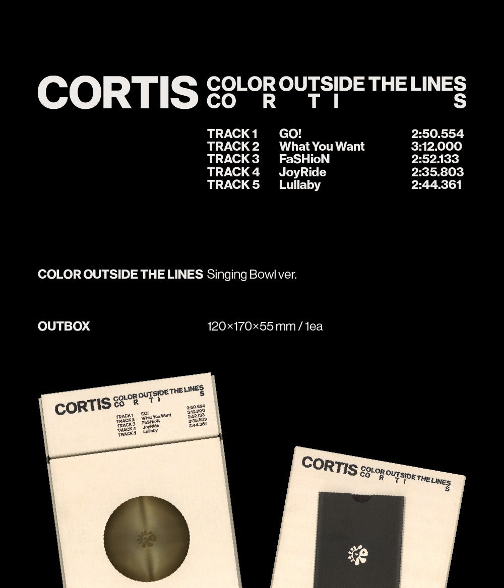 CORTIS - The 1st EP [COLOR OUTSIDE THE LINES] Singing Bowl Version