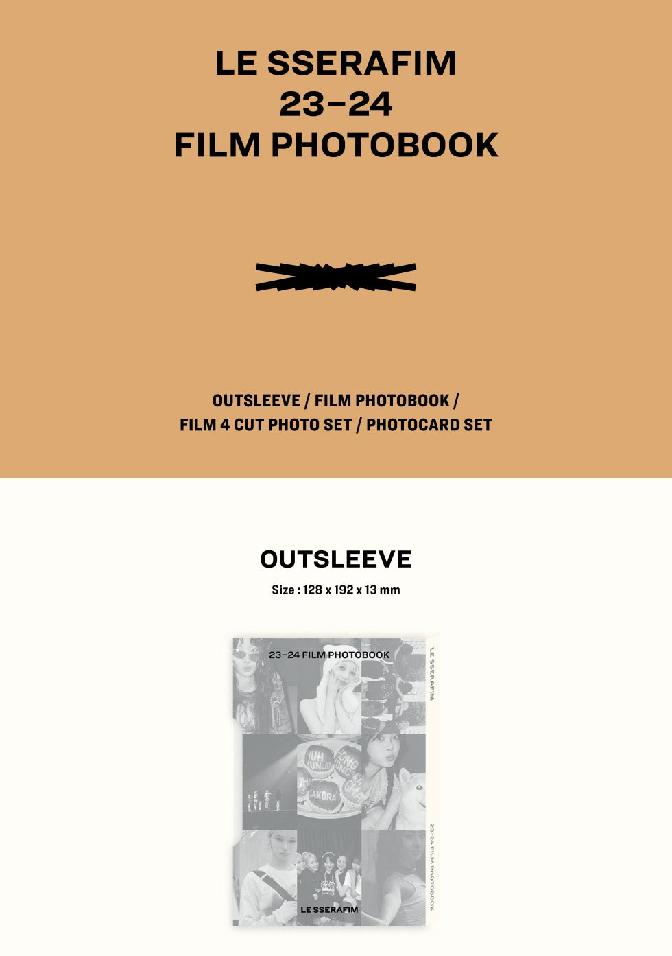 LE SSERAFIM - [LE SSERAFIM ON-OFF 23-24] Film Photobook.