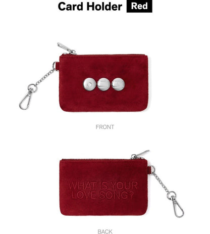 (PRE-ORDER 2026-06-15) BTS - 5th Album [ARIRANG] Official Merch (Card Holder - Red)