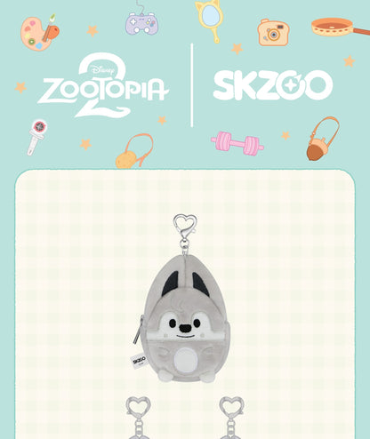 (PRE-ORDER 2025-12-25) Stray Kids - SKZOO X ZOOTOPIA2 POP-UP STORE OFFICIAL MERCH (PLUSH COIN POUCH)(16 Versions).