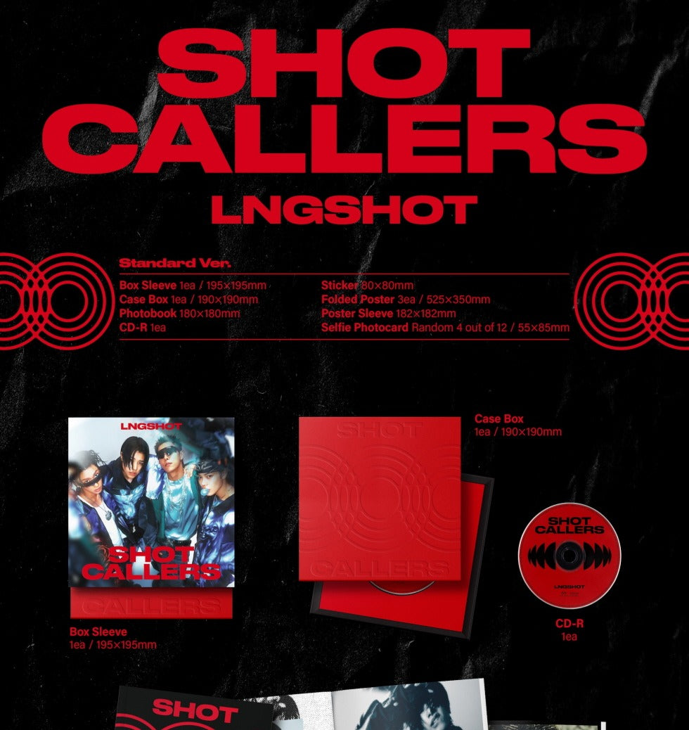 (PRE-ORDER 2026-01-14) LNGSHOT - EP Album [SHOT CALLERS] Standard Version