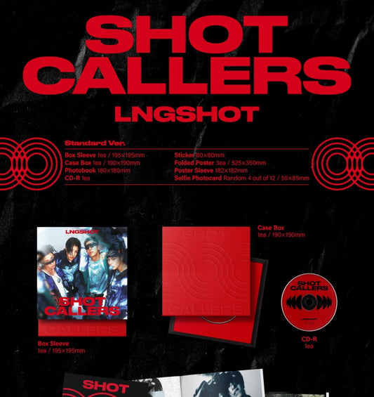 (PRE-ORDER 2026-01-14) LNGSHOT - EP Album [SHOT CALLERS] Standard Version