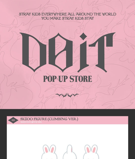 (PRE-ORDER 2026-02-23) Stray Kids [DO IT] Pop-up Store MD Merch (SKZOO FIGURE - CLIMBING VERSION)(8 Versions)(POB Included Based on Order Amount)
