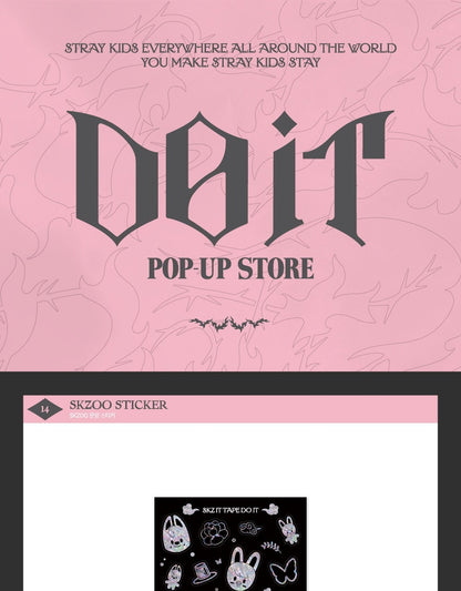 (PRE-ORDER 2026-02-23) Stray Kids [DO IT] Pop-up Store MD Merch (SKZOO STICKER)(POB Included Based on Order Amount)