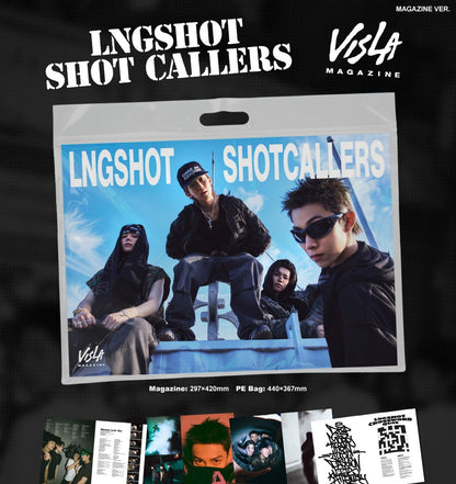(PRE-ORDER 2026-01-14) LNGSHOT - EP Album [SHOT CALLERS] Magazine Version