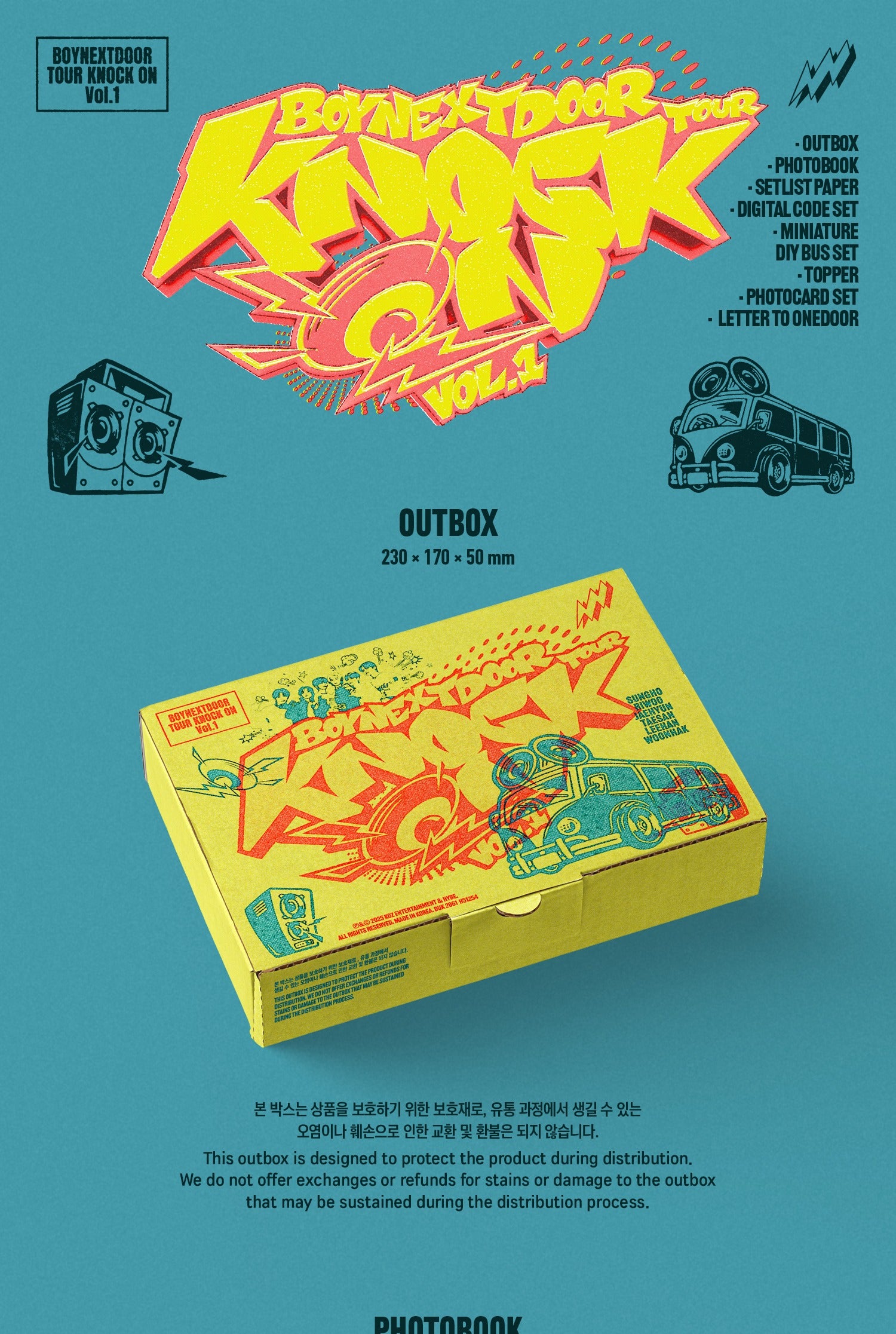 BOYNEXTDOOR - Tour [KNOCK ON Vol.1]. – K-Towns
