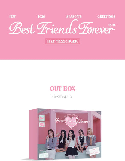 (PRE-ORDER 2025-12-22) ITZY - 2026 Season's Greetings [Best Friends Forever] (POB - Photocard Set)(💝 K-Towns 2026 Season's Greetings Event!)