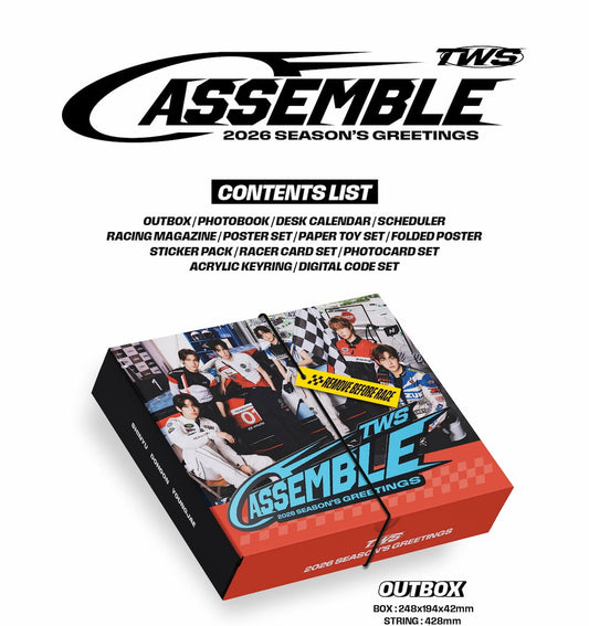 (PRE-ORDER 2025-12-24) TWS - 2026 Season's Greetings [TWS ASSEMBLE](POB - Unit Printed Photo 3ea)(💝 K-Towns 2026 Season's Greetings Event!)
