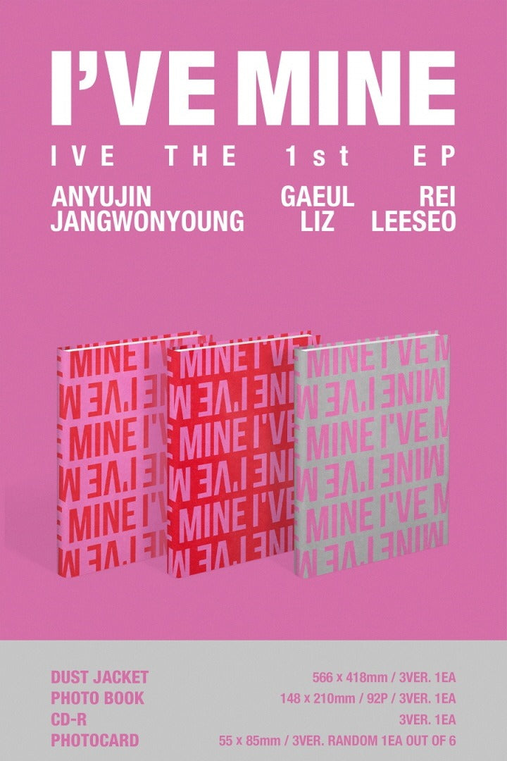 IVE - 1st EP Album [I'VE MINE] (4 versions).
