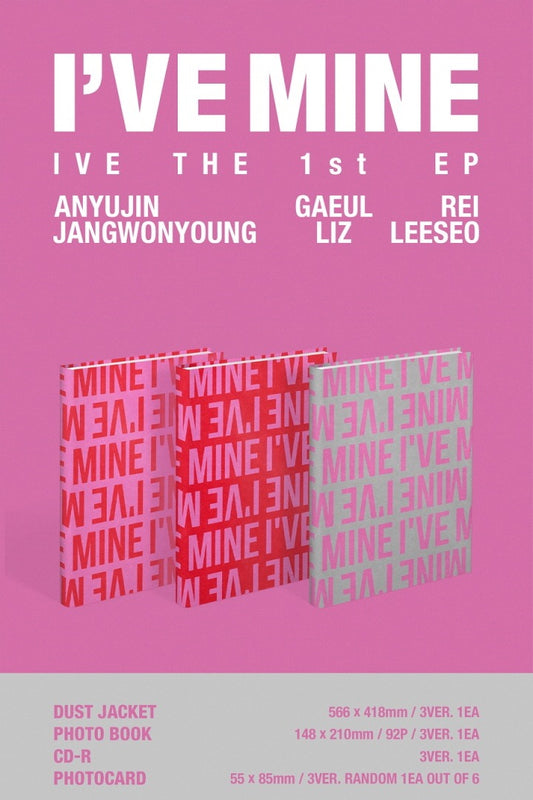 IVE - 1st EP Album [I'VE MINE] (4 versions).