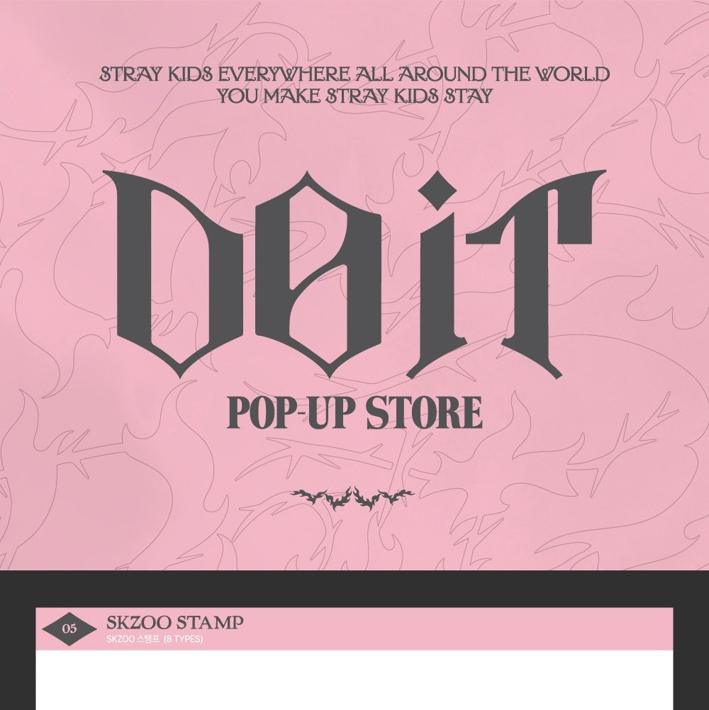 (PRE-ORDER 2026-02-23) Stray Kids [DO IT] Pop-up Store MD Merch (SKZOO STAMP)(8 Versions)(POB Included Based on Order Amount)