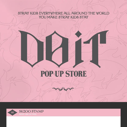 (PRE-ORDER 2026-02-23) Stray Kids [DO IT] Pop-up Store MD Merch (SKZOO STAMP)(8 Versions)(POB Included Based on Order Amount)