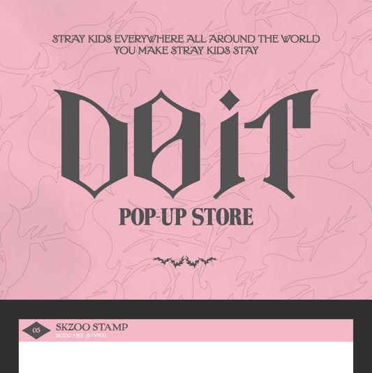 (PRE-ORDER 2026-02-23) Stray Kids [DO IT] Pop-up Store MD Merch (SKZOO STAMP)(8 Versions)(POB Included Based on Order Amount)