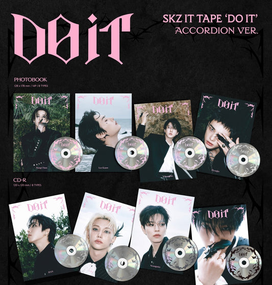 (PRE-ORDER 2025-11-21) Stray Kids - SKZ IT TAPE [DO IT] Accordion Version (8 Versions) Random 1ea (POB Photocard 1ea Included - pre-order only)