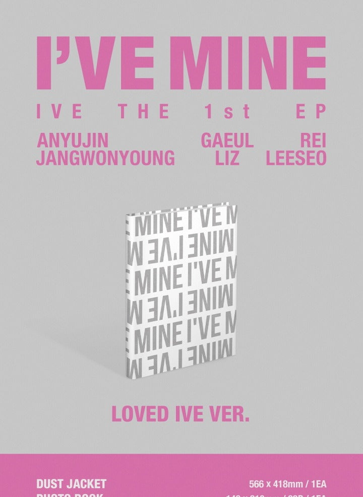 IVE - 1st EP Album [I'VE MINE] (4 versions).