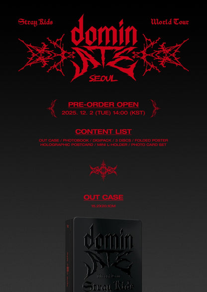 Stray Kids - World Tour [dominATE SEOUL] DVD (POB Option Available).