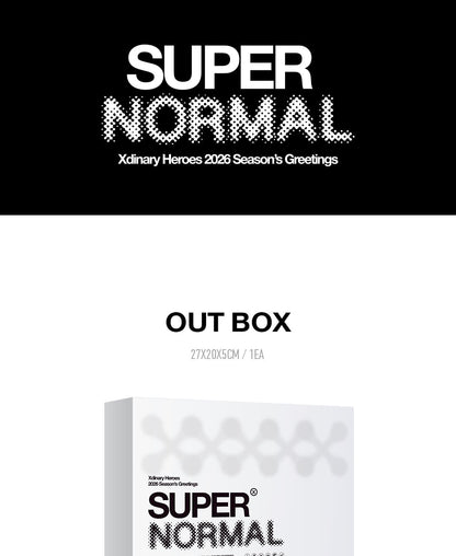 (PRE-ORDER 2025-12-22) Xdinary Heroes - 2026 Season's Greetings [SUPER NORMAL] (POB - Photocard Set)(💝 K-Towns 2026 Season's Greetings Event!)