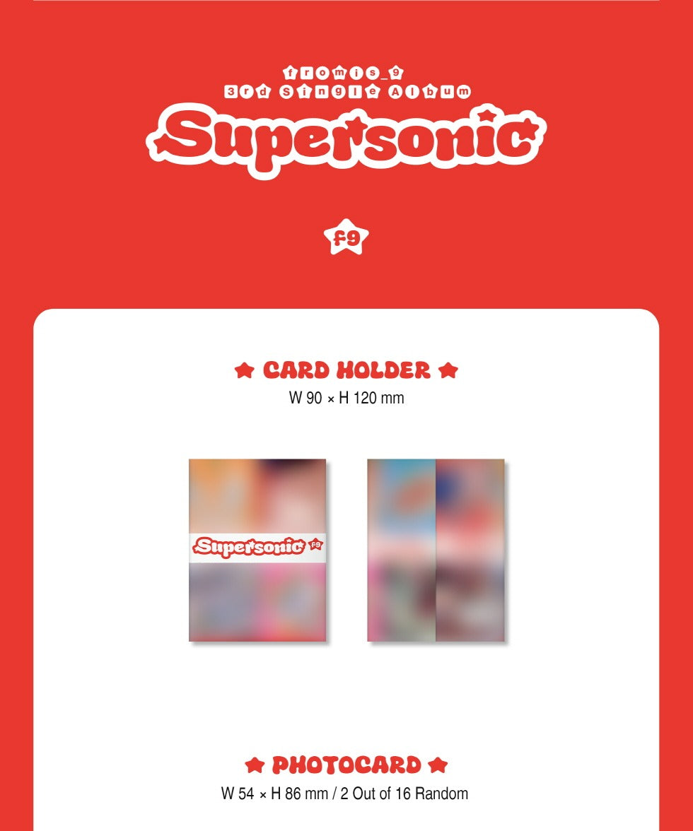 Fromis_9 (F9) - 3rd Single Album Supersonic Weverse Album Version.