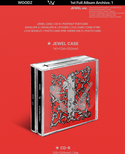 WOODZ - 1st Full Album [Archive. 1] Jewel Version (2CD)