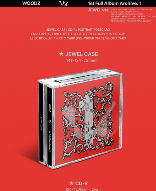 WOODZ - 1st Full Album [Archive. 1] Jewel Version (2CD)