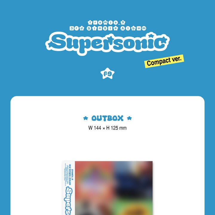 Fromis_9 (F9) - 3rd Single Album Supersonic Compact Version (8 Versions) Random 1ea.