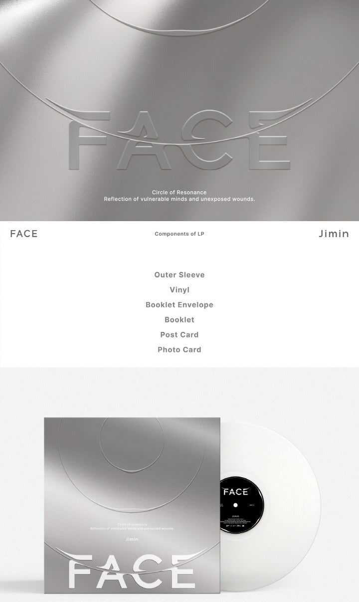 JIMIN (BTS) - [FACE] LP Vinyl Version.